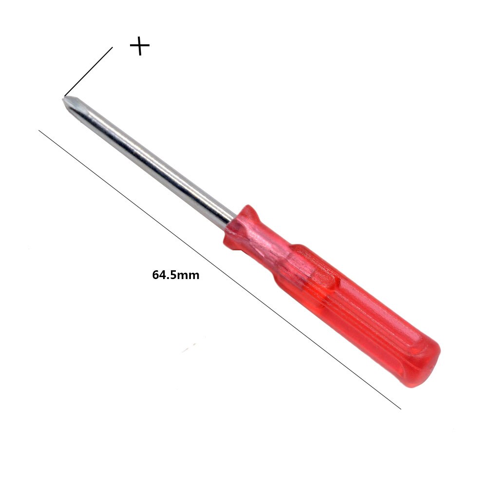 1 stk skruetrækkersæt sæt lille bærbar radise skruetrækker gennemsigtigt håndtag reparation håndværktøj til bilreparation: 1 stk skruetrækker