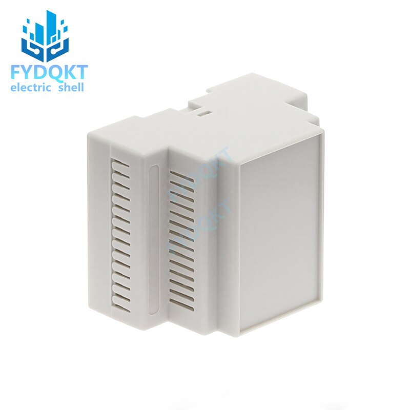 Caja de conexiones PLC de Riel DIN 4-22, caja electrónica de plástico, carcasa de chasis de 88x72x59mm, carcasa de instrumento de montaje de 35 rieles