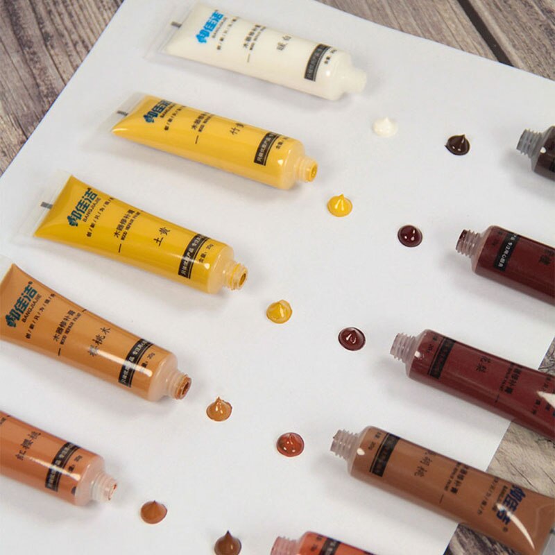 Massivholz Möbel Farbe Kitt Reparatur Farbe für Paste Tür Boden Reparatur Kratzer auf Paste Holz Boden