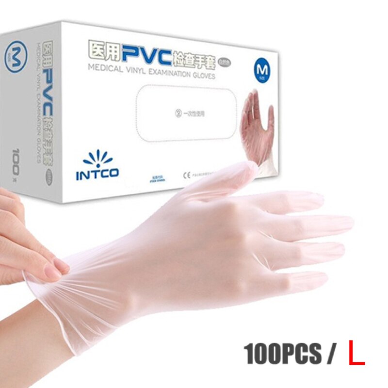 100PCS Nitrile Gloves Latex PVC Disposable Gloves Puncture Resistant Household Latex Gloves Hand Protection Glove guanti monouso