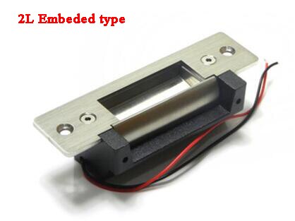 12V Powered Adjustable Electric strike NO NC Electronic door lock Fail secure Fail safe Swing Door Lock Building Automation: Kit1