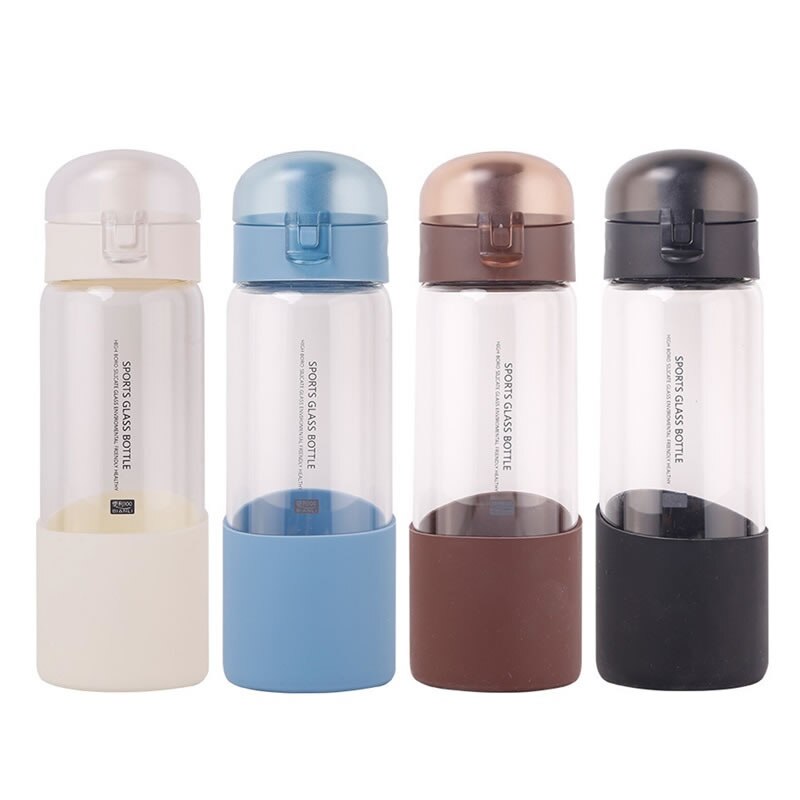 550ml glas vandflaske med infuser høj kapacitet te drikke kedel tumbler bærbar sport rejse protein shaker drinkware