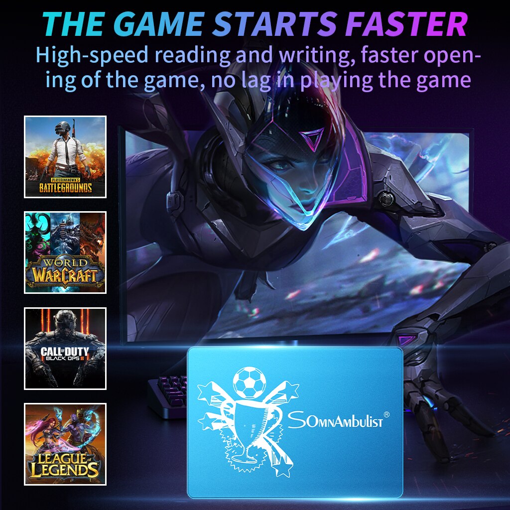 Ssd Pc Desktop 120Gb 240Gb 2.5-Inch Sata Iii Interne Solid State Drive Hd Notebook 480Gb 960Gb Interne Solid State Drive