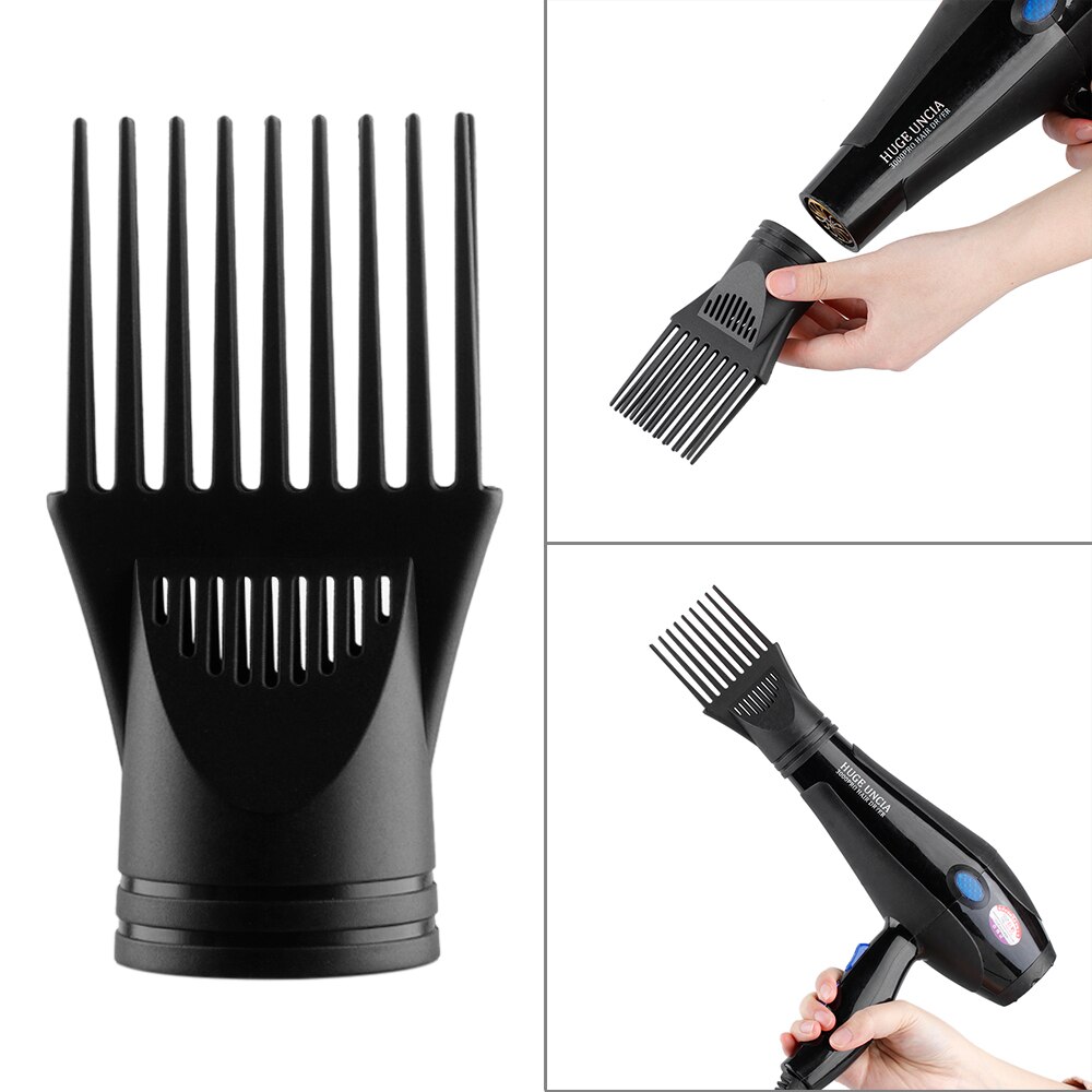 1pc Home Nozzle Air Blow Collecting Wind Nozzle Comb Diffuser Heat Insulating Material Comb for Salon Hair Styling Tools