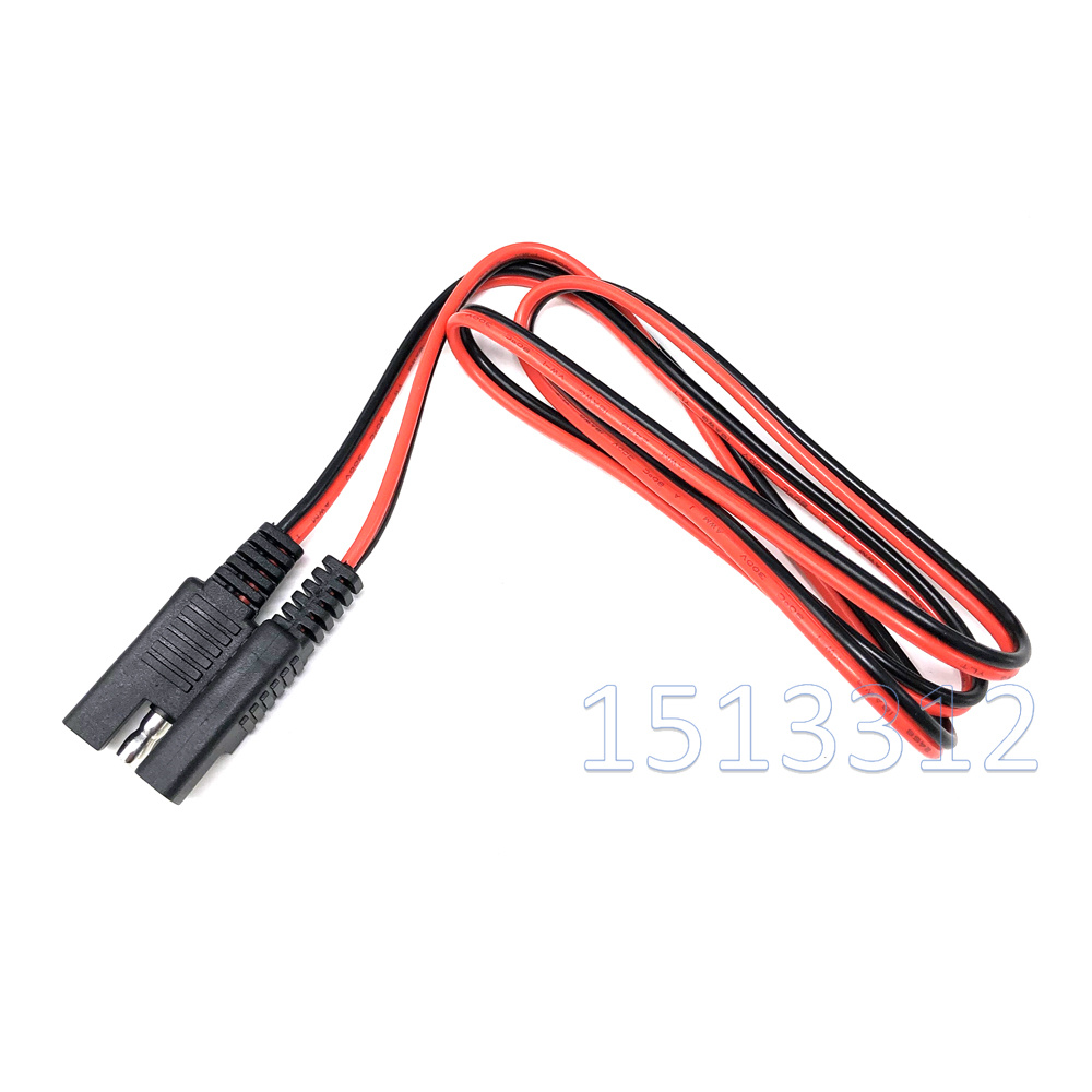2PCS 18AWG SAE to SAE Extension Cable Quick Disconnect Wire Harness SAE Connector 100CM