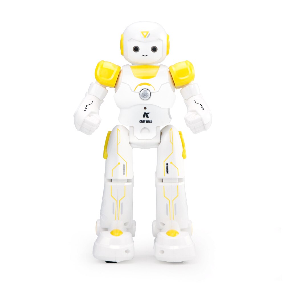 R12 accompanying interactive robot singing and dancing programming LED lighting toys for children: Yellow