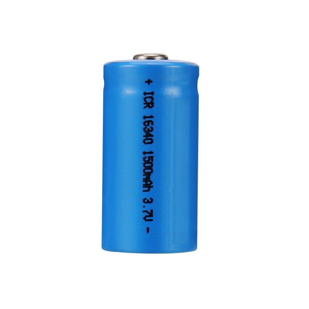 20Pcs 1500mAh Rechargeable 3.7V Li-ion 16340 Batteries CR123A Battery LED Flashlight Travel Wall Charger For 16340 CR123A: 1battery