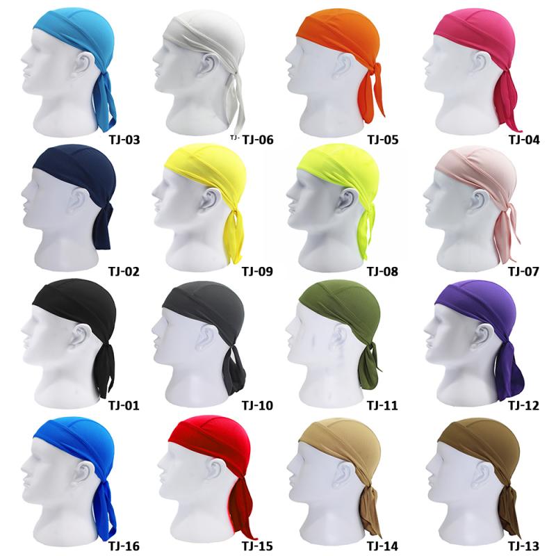 Outdoor Reiten Schnell trocknend Sport Stirnband Feuchtigkeit Wicking Atmungs Sonnencreme Haube Pirate Schal Kleine Radfahren Caps