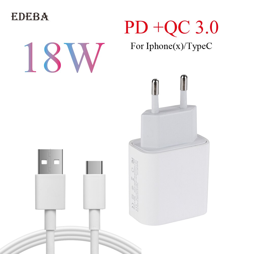 Fast Charger USB Charger 5V/3A 9V/2A 12V/1.5A PD Charger for Xiaomi Huawei Iphone Quick Charger Fast Charging Adapter