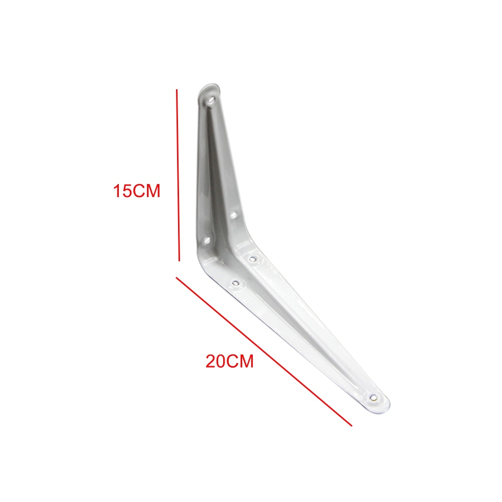 Table Shelf Home DIY Angle Durable Space Saving Holder Bracket L Shape Easy Install Steel Waterproof Support Wall Mounted
