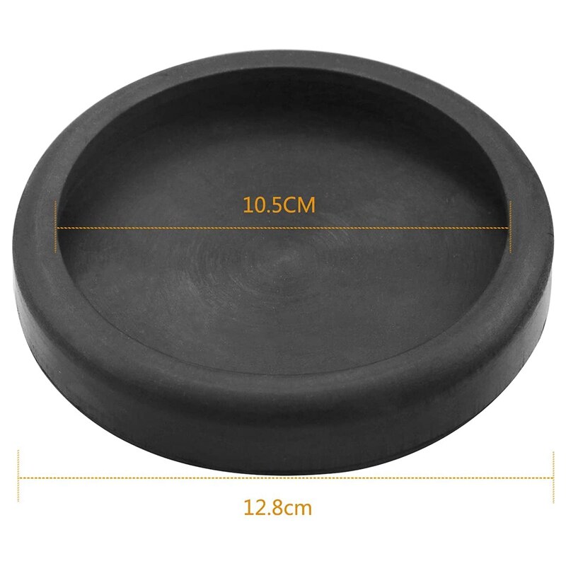 Round Rubber Arm Pads Roll Bridge Jack Pads 5715017 Replace for BENDPAK Lift DANMAR Lift ,4 Pack