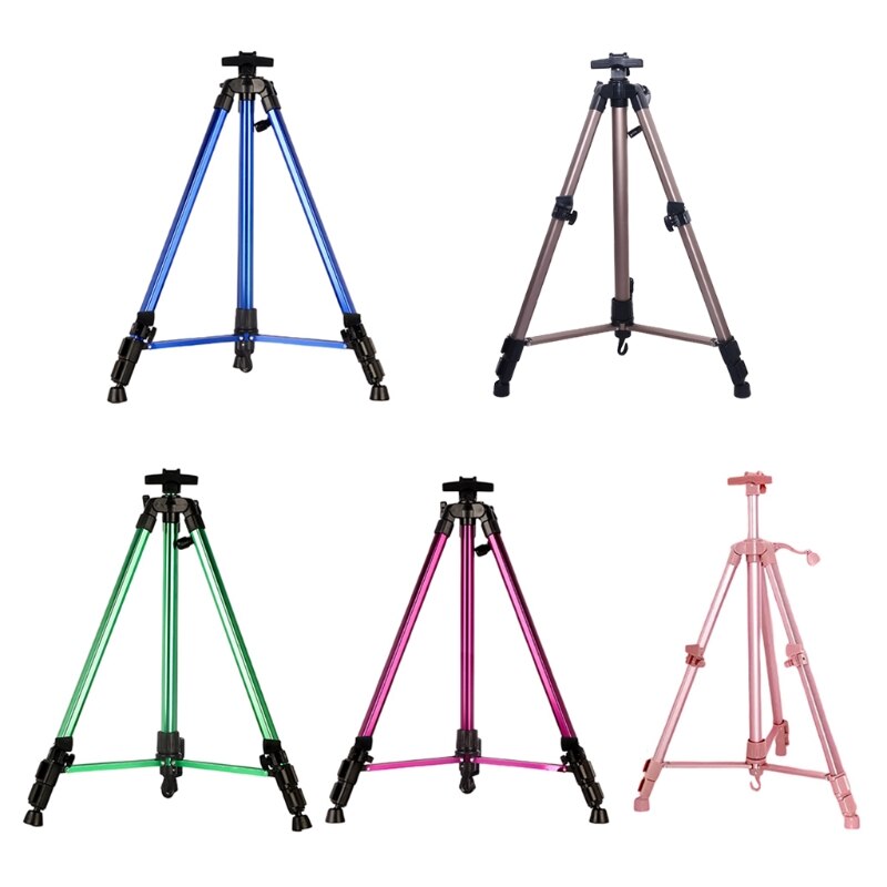 Aluminum Alloy Easel Small Hand-cranked Portable And Height-adjustable Tripod
