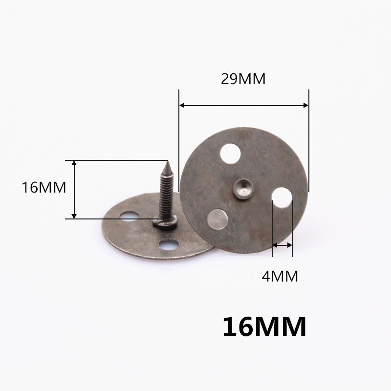 Clou de sauvetage antivol, chaussure à ongles, clou mural, pneu, clou percé, clou en béton, clou en fer, 20 pièces: 16mm