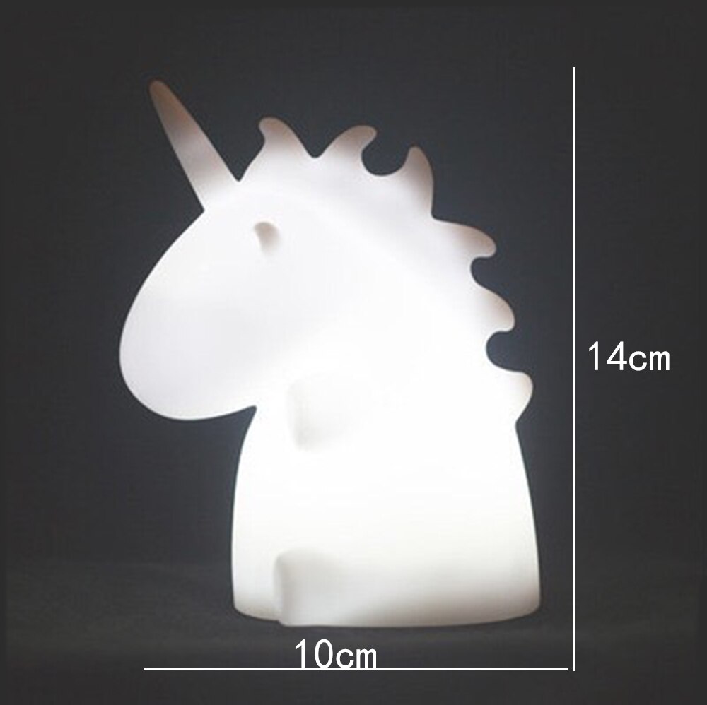 Baby LED-nachtlicht für freundlicher Einhorn Mond Wolke Sonne Stern Baby Schlaf Spielzeug Licht-hoch Spielzeug für freundlicher Art Schreibtisch Lampe Heimat Deko: Einhorn hell