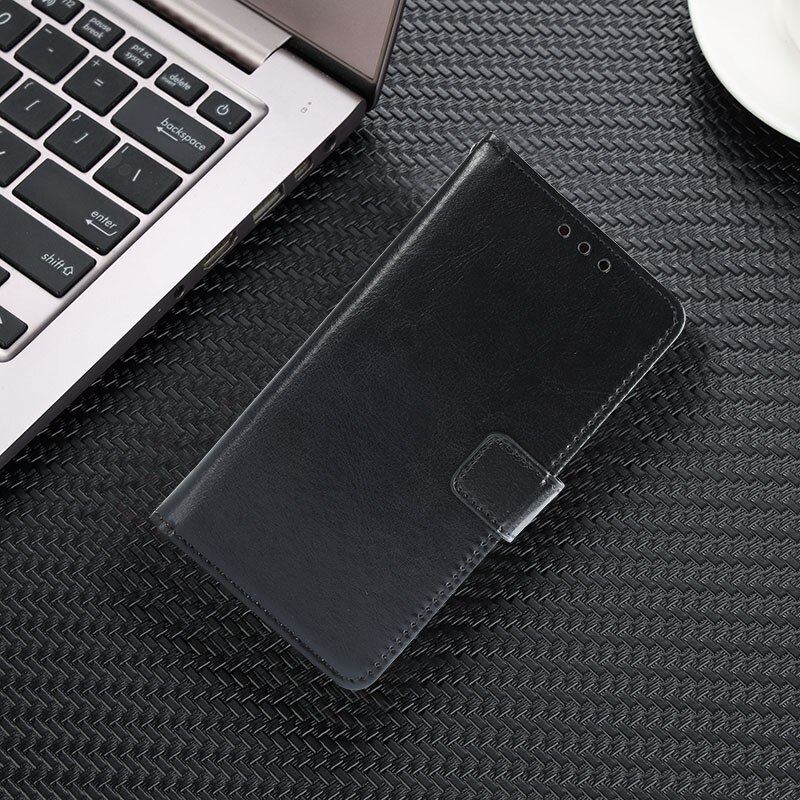 Funda de cuero suave para Sony Xperia Z1 Compact D5503 Z1 Mini M51W L39H C6902 C6903 Flip Stander funda billetera Coque: Sony Xperia Z1 Mini / black