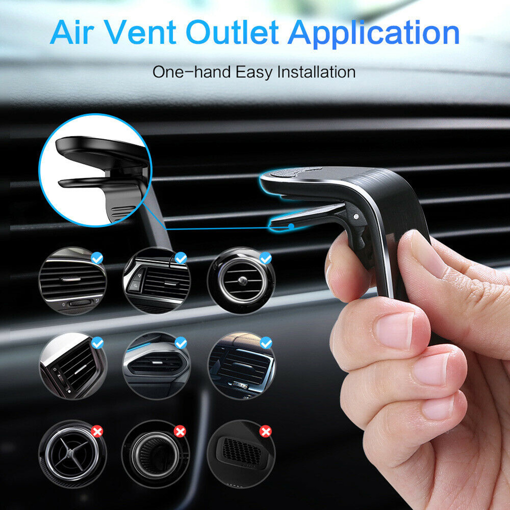 Metalen Magnetische Auto Telefoon Houder Mini Air Vent Clip Mount Magneet Mobiele Stand Voor Iphone Xs Max Voor Xiaomi Smartphones in Auto