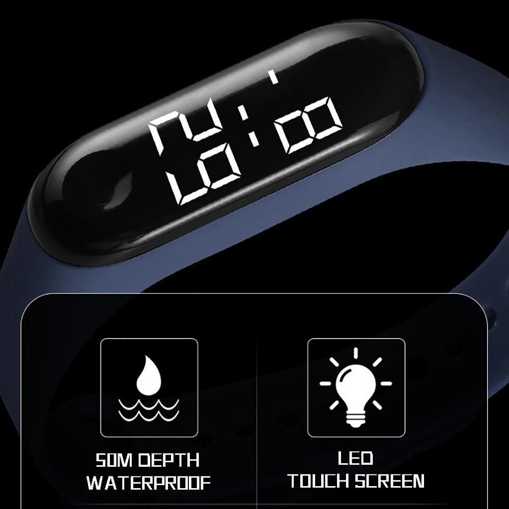 Reloj digital para mujer, reloj electrónico para mujer, con anillo colgante, LED, deportivo, inteligente