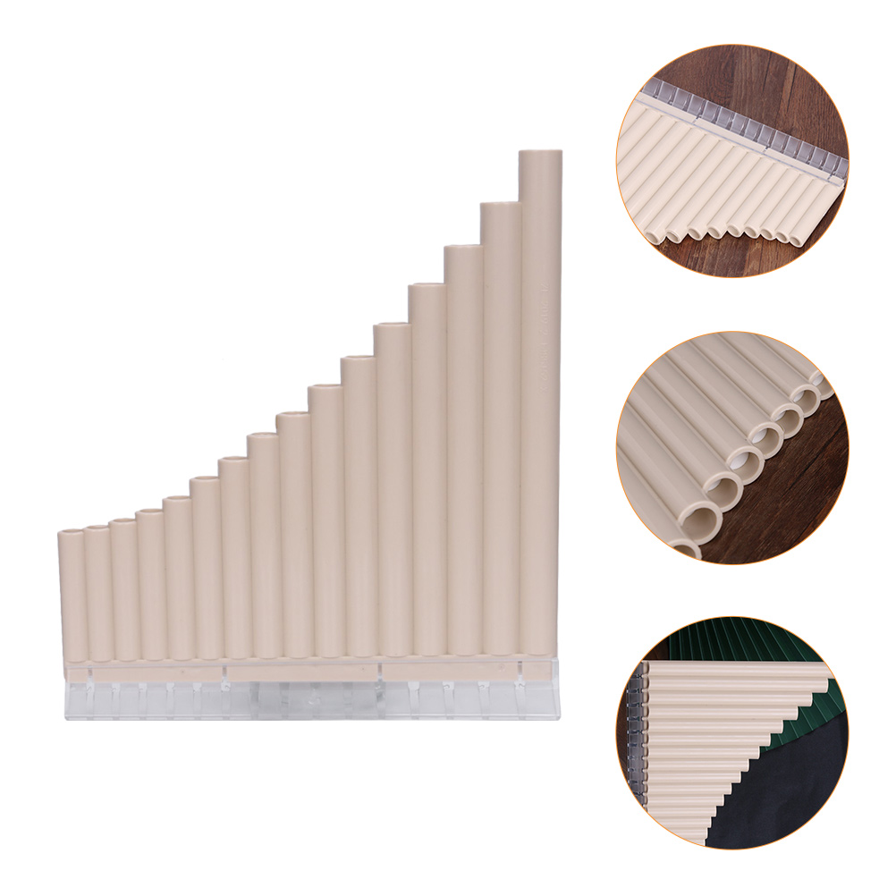 Beginner Row Flute Portable Panpipes Pan Flute Children Musical Instrument: Default Title