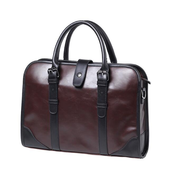 men's handbag business bag shoulder bag briefcase document bag