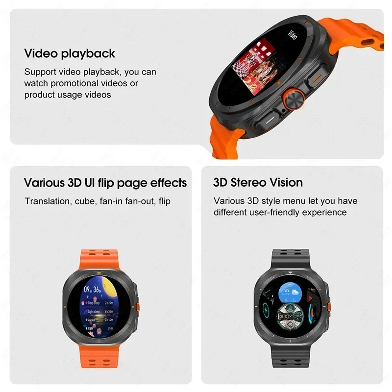 Novo galaxy watch 7 ultra relógio inteligente 32gb de memória gps nfc masculino 1.5 "tela amoled rastreador de fitness saúde pulseira inteligente para samsung