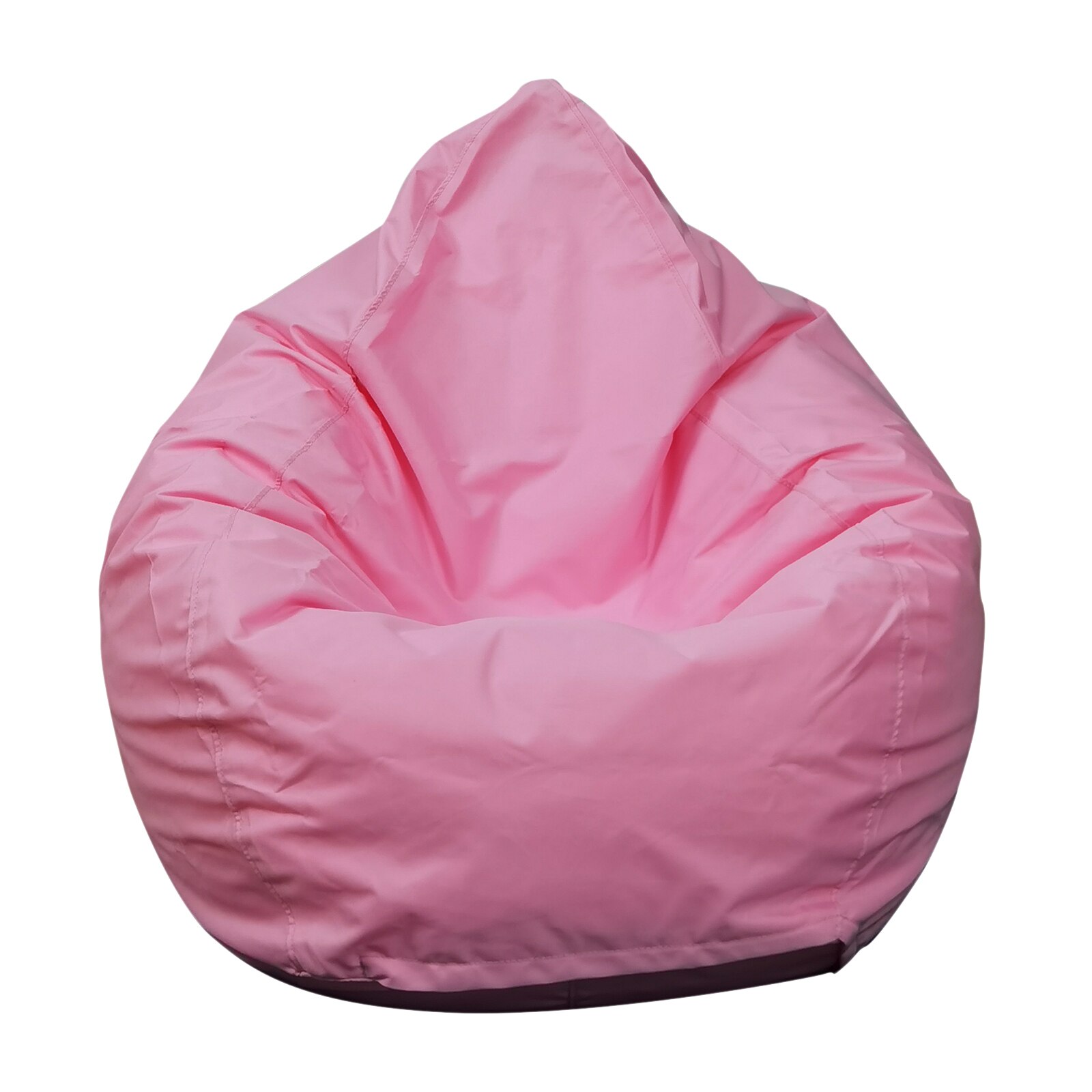 Sac de haricot canapés couverture sans remplissage couverture de chaise souple chaise longue siège haricot sac salon meubles jouets vêtements organisateur de stockage: Rose