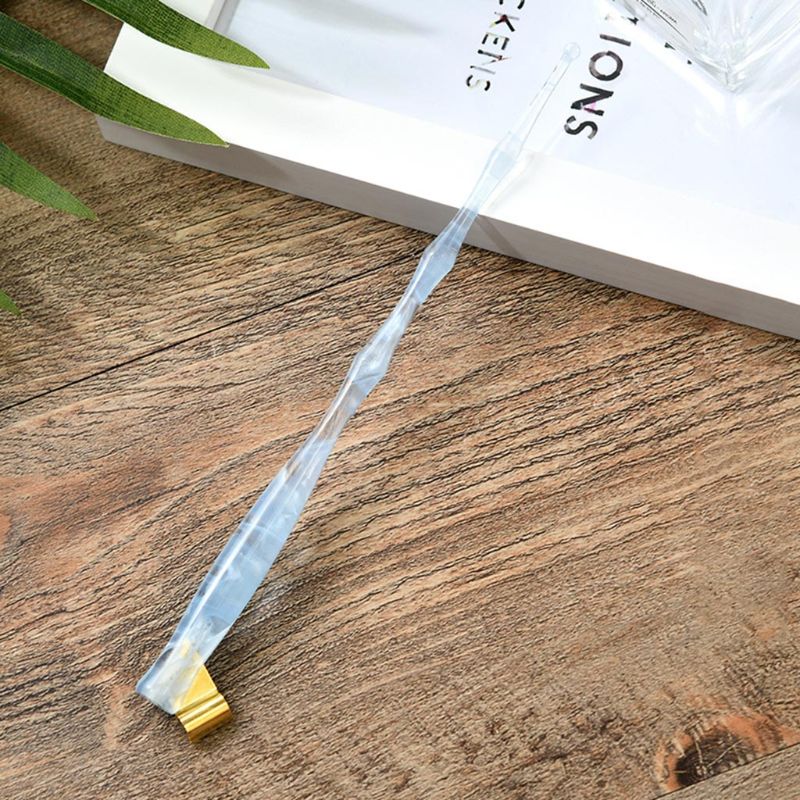 Starry Sky English Oblique Calligraphy Scrip Dip Pen Nib Holder Resin Fountain