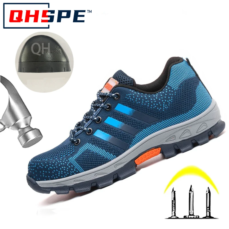 Hochwertige Arbeitssicherheitsschuhe mit Stahlkappe für Herren und Damen, pannensichere Stiefel, rutschfeste Sportschuhe: 44 / Rosa