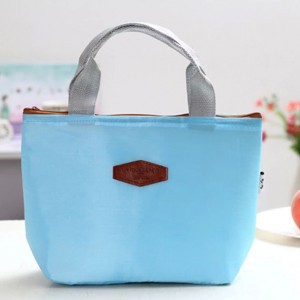 Yesello tragbare multifunktions isolierung paket essen mittagessen frische Kleine aluminium folie kühl kühler taschen frauen handtasche: Blau