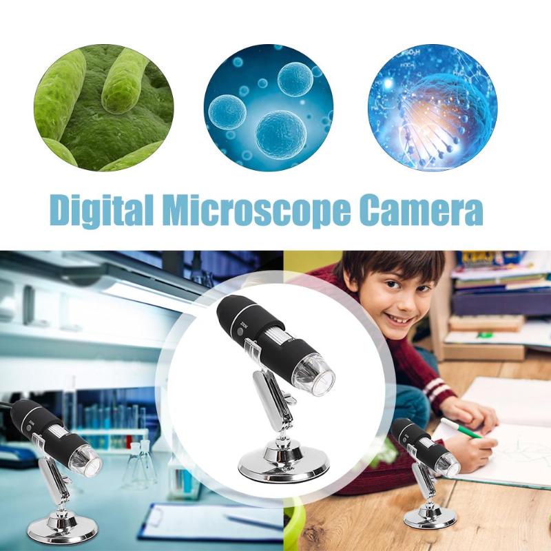 40-1000X 8 LED Digital Mikroskop Kamera USB Endoskop Lupe mit Metall Stand Betriebs Fenster 2000 Mac OS X 10,5 oder höihr