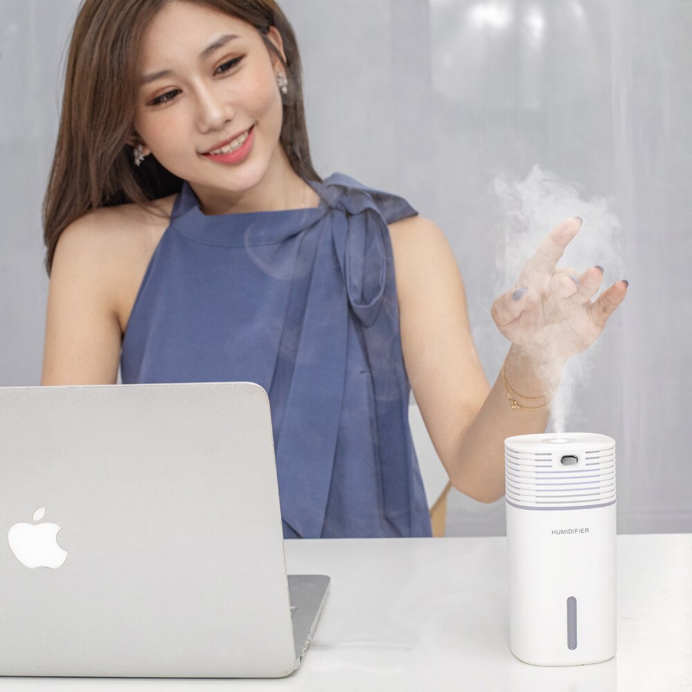 Humidificateur d'air portable 255ml ultrasons couleur creuse lampe cube humidificateur bureau chambre voiture usb diffuseur d'arôme brumisateur