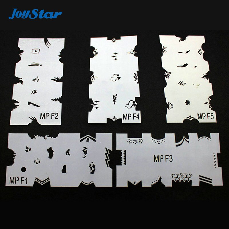 Joystar Salon Airbrush Compressor Kit Airbrush Nail art system Airbrush Makup kit met airbrush Nail Stencil