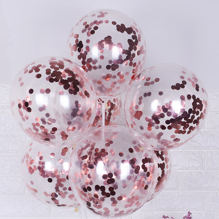 10 kpl 12 custom glitter konfetti lateksi ilmapallot häät joulukoristeet baby shower syntymäpäiväjuhlien koristelu ilmapallo: Vaaleanpunainen