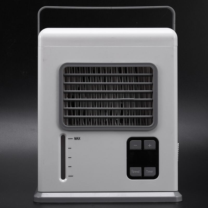 Usb/batería de doble uso Mini aire acondicionado enfriador portátil Mini ventilador temporizador Personal enfriador de aire