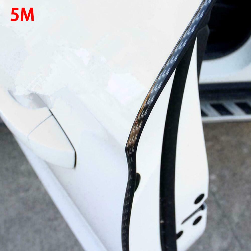 5m Door Edge Trunk Edge Protection Strip Seal U-shape Rubber Flexible And Durable For Long-term Use