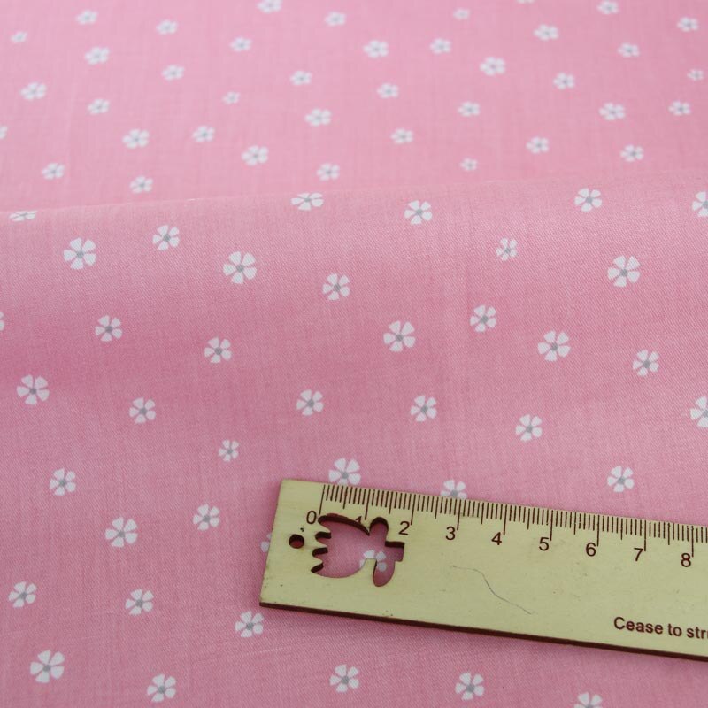 Tissu de coton style rose violet 160CM * 50CM | Fleurs roses violettes, tissu à fleurs à rayures, tissu bownot pour bricolage, literie pour enfant, patchwork, décor à main: small flower