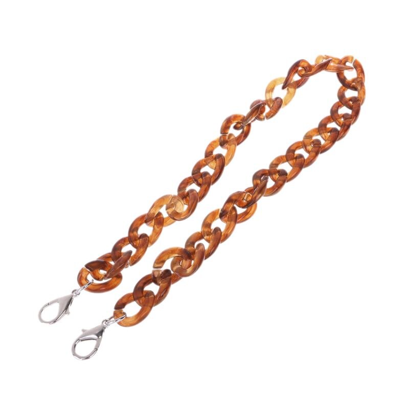 Resin Chain Replacement Handle Shoulder Crossbody Handbag Bag Strap 60-120cm