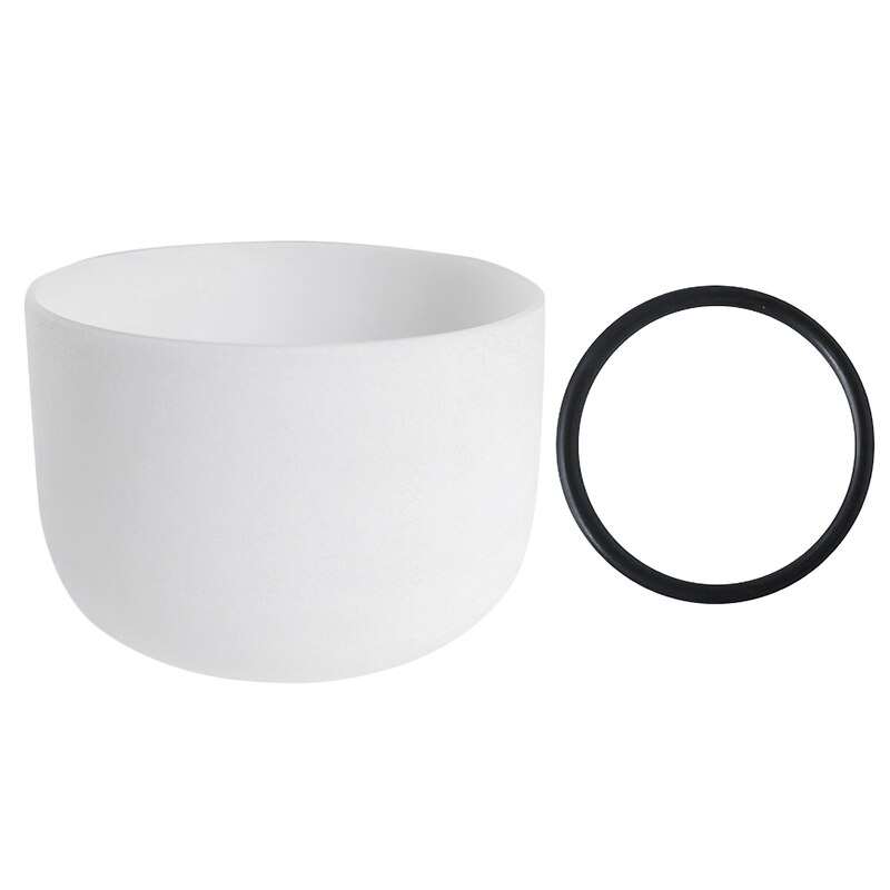 Bol Chantant En Cristal 528 Hz - Note Do - 20,3 Cm - Avec Maillet Et Sac - Pour Méditation Et Guérison Sonore - 2
