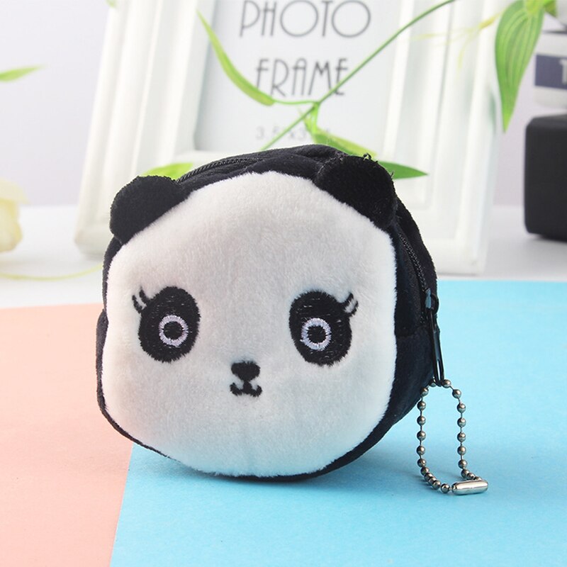 2021 cartone animato morbido peluche signore portamonete carino anime cerniera piccolo portafoglio cavo USB auricolare borsa portachiavi studente portamonete