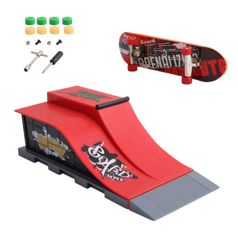 Skate park rampe deler for fingerbrett fingerbrett ultimate parker: E