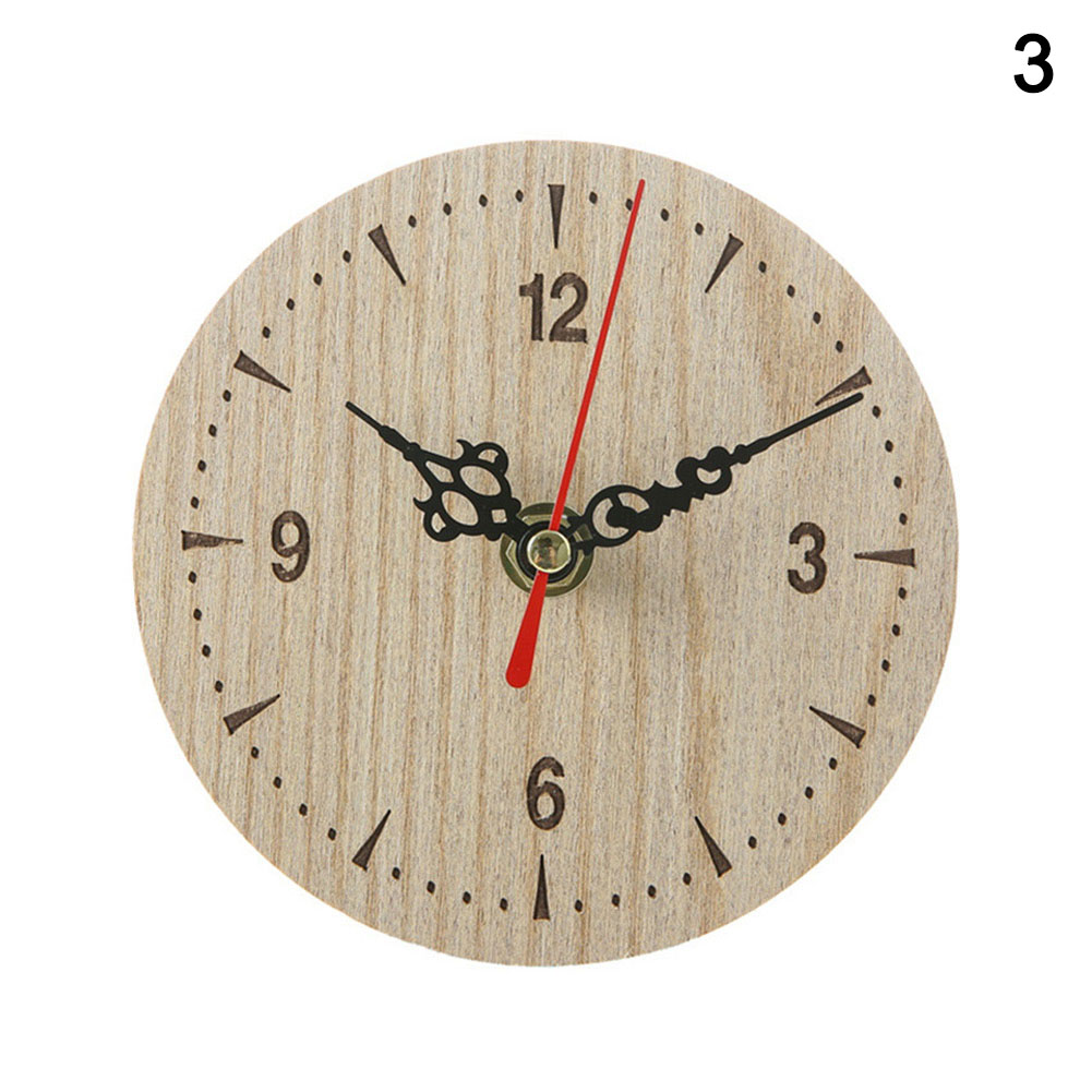 Nouvelle petite horloge murale en bois | Décor Vintage Chic pour salon cuisine bureau