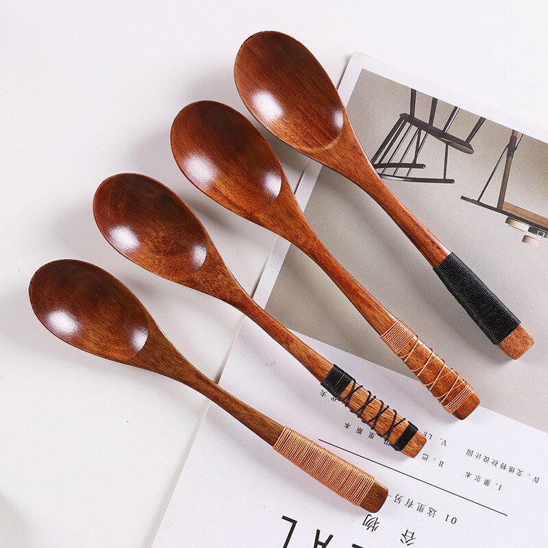 Wrapped Line Japanese-style Phoebe 20*4cm Nees Wooden Spoon