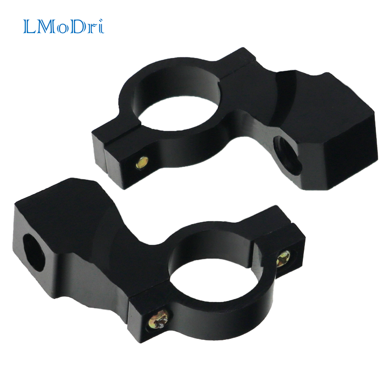 Motorfiets Stuur Spiegel Mount Achteruitkijkspiegels Houders Adapter Aluminium Clamp Paar 10 Mm 7/8"