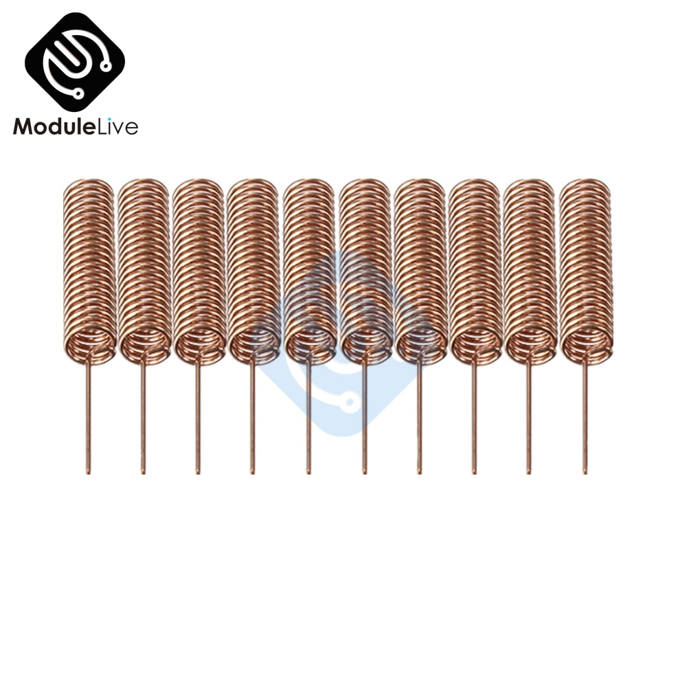 10 stk 2.2 dbi 433 mhz 35mm spiralformet antenne til arduino fjernbetjening controller diy 433 mhz diy kit