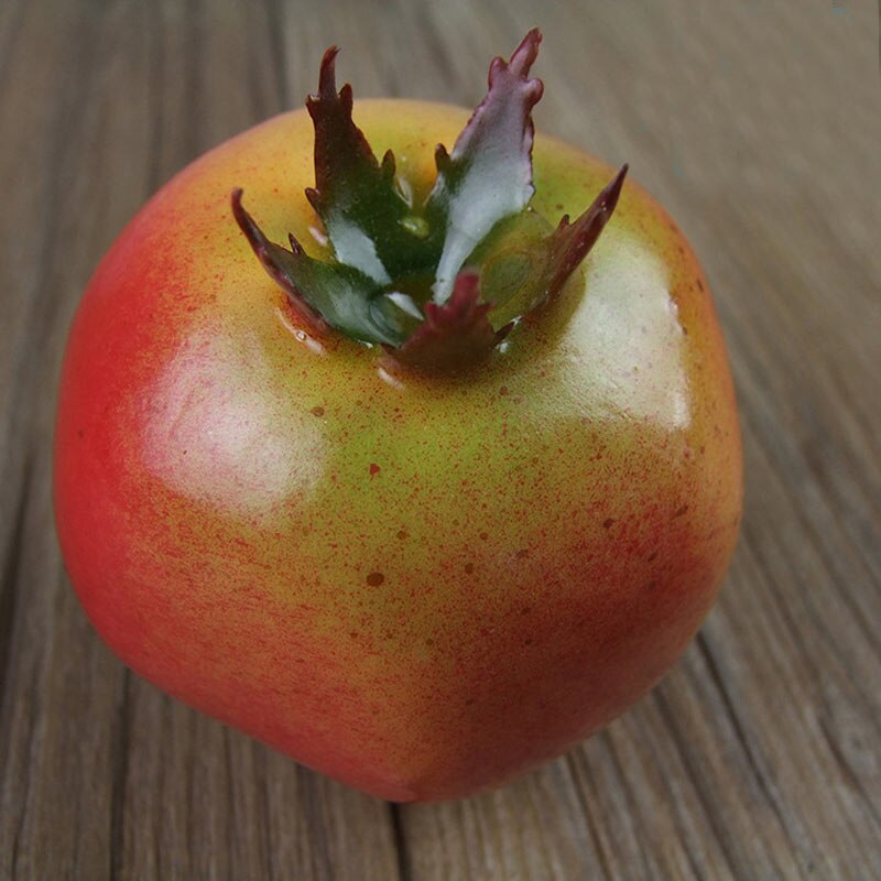 Kunstig fersken frugt simulation citroner frugt hjem køkken shop bordindretning: Granatæble
