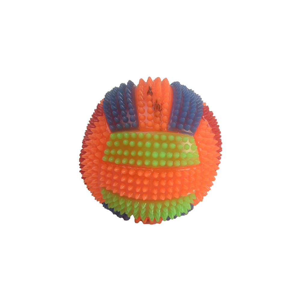 NEUE LED Farbwechsel Pet Hund Interaktive Squeak Ball Spielzeug mit Licht Kinder Pet Ausbildung Elastische Ball Spielzeug Welpen Kauen spielen