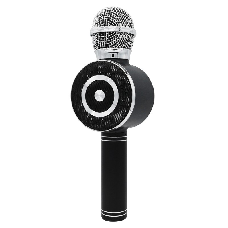 Wireless Bluetooth Karaoke Microphone Handheld Speaker Singing Machine with LED Light for Christmas Year/Party/Home/Birthday