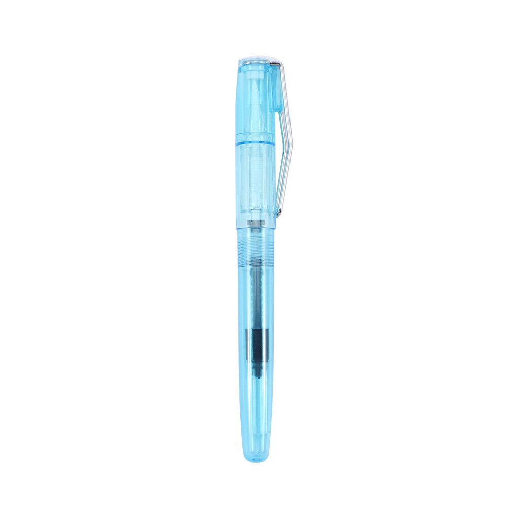 Practical 135*13mm Transparent Writing Pen for Traditional Chinese Calligraphy Practice Watercolor Acrylic Painting Drawing Pen: blue