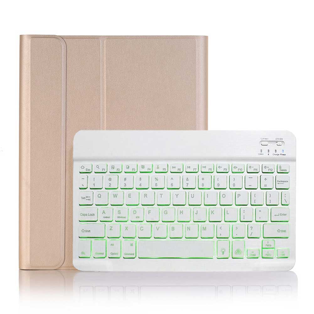 Cover For iPad 10.2" Keyboard Case Backlight Wireless Keyboard Cover For iPad 10.2 inch PU Leather Flip Stand Case