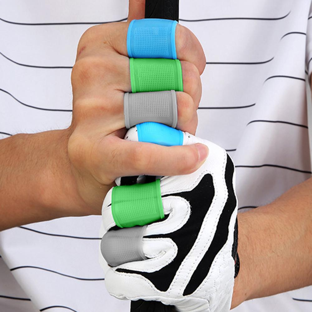 Manchons de Support multicolores en Silicone pour doigt de Golf, 8 pièces, unisexe, protège-main