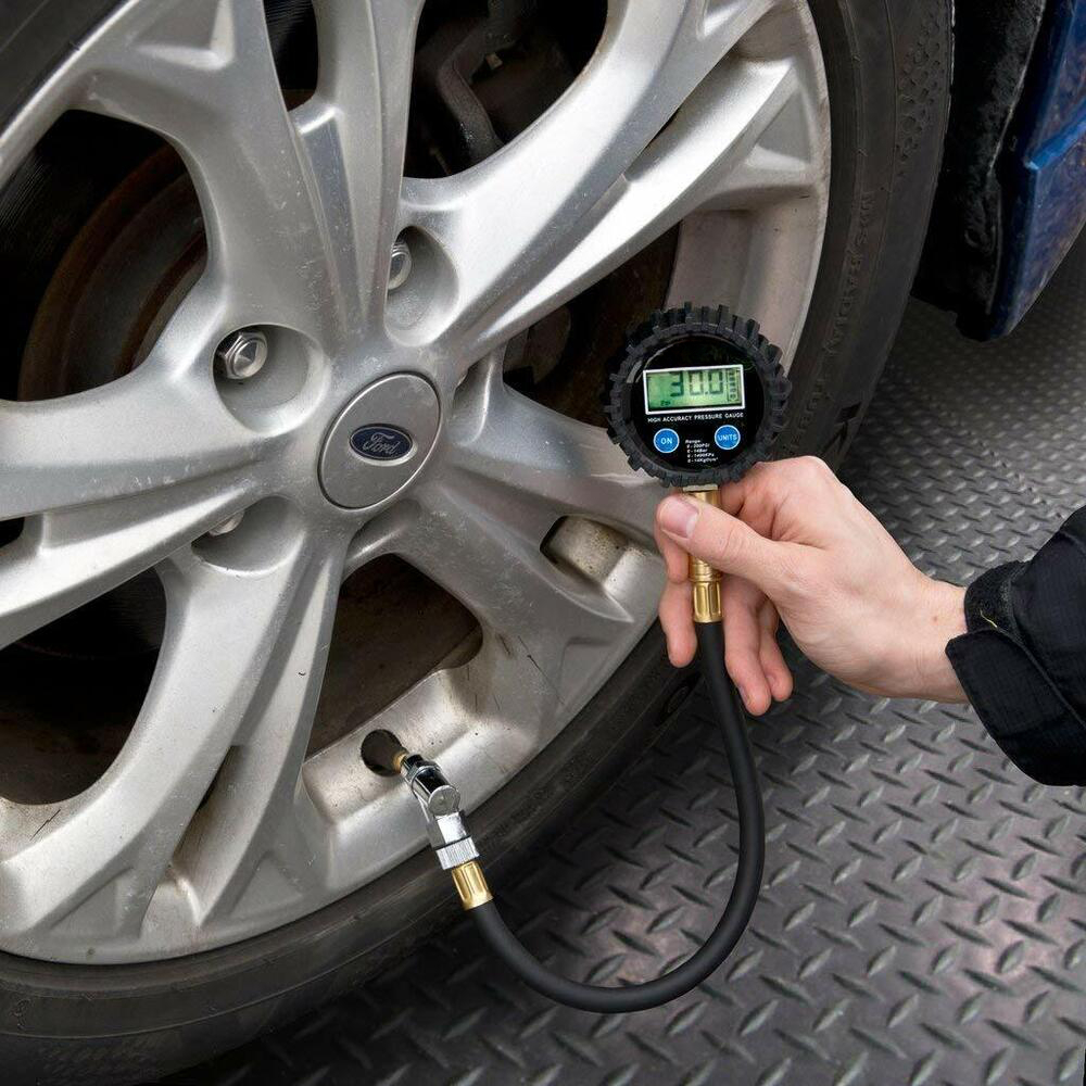 Bandenspanningsmeter Digitale Display Gauge Multifunctionele Bandenspanningsmeter Voor Motorfiets Fiets Truck